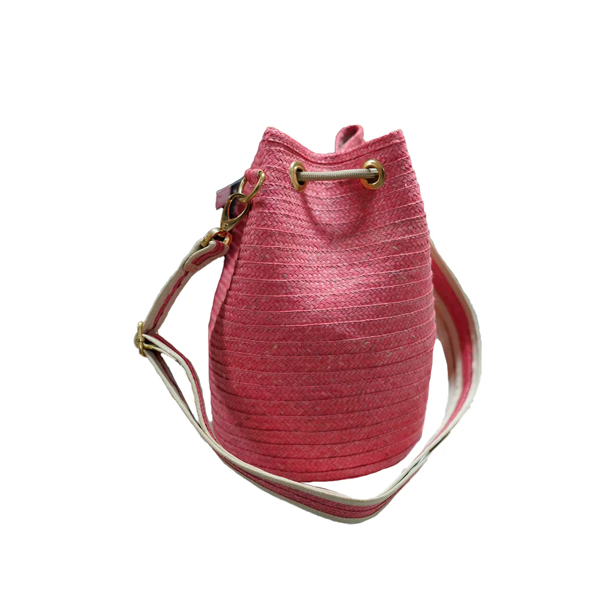 Mochila de Caña Flecha Exclusiva Rosada a Mano MY - Imagen 4