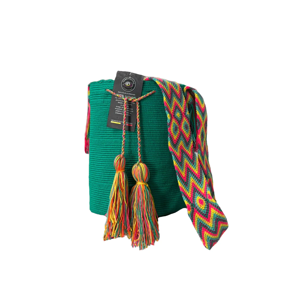 Mochila Wayu Exclusiva Verde Artesanal MY - Imagen 2