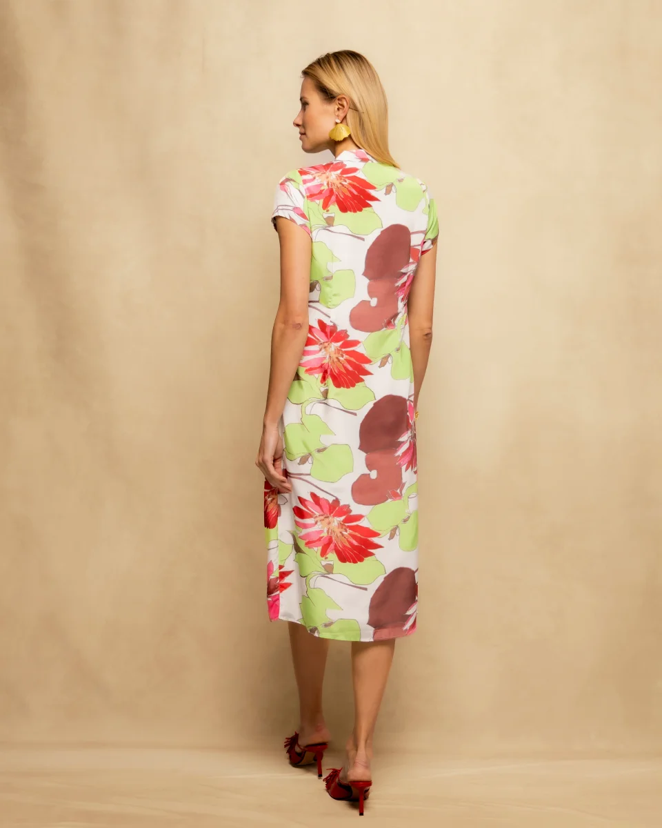 Vestido Verde Lima Delia - Imagen 5