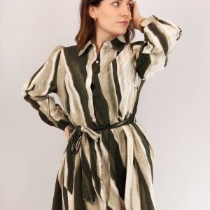 Vestido estampado camisero – Ouka
