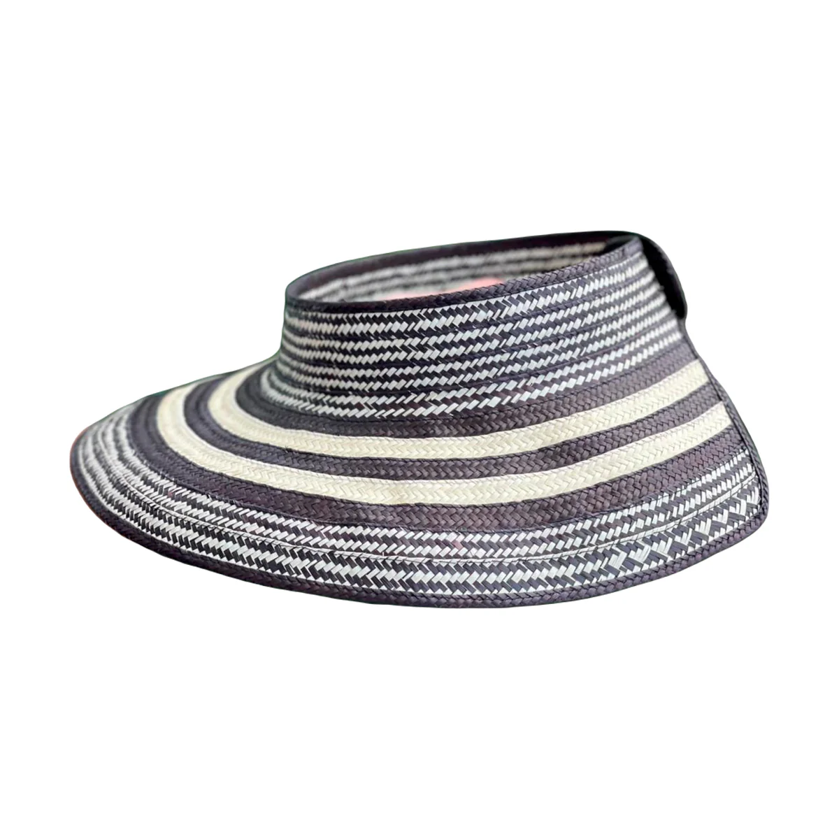 Visera Artesanal Diseño Franjas Figuras