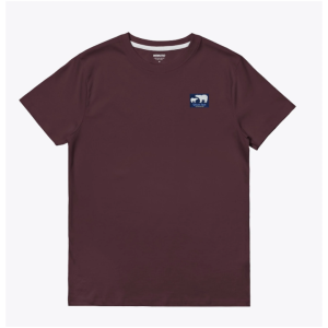 Camiseta Ice Label burdeos – Wemoto