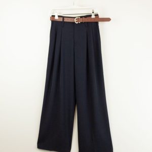 Pantalón flare azul marino – Ouka