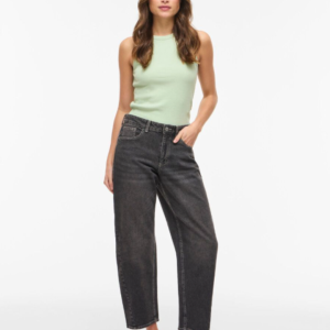 Jeans barrel Vibrook gris oscuro – VILA