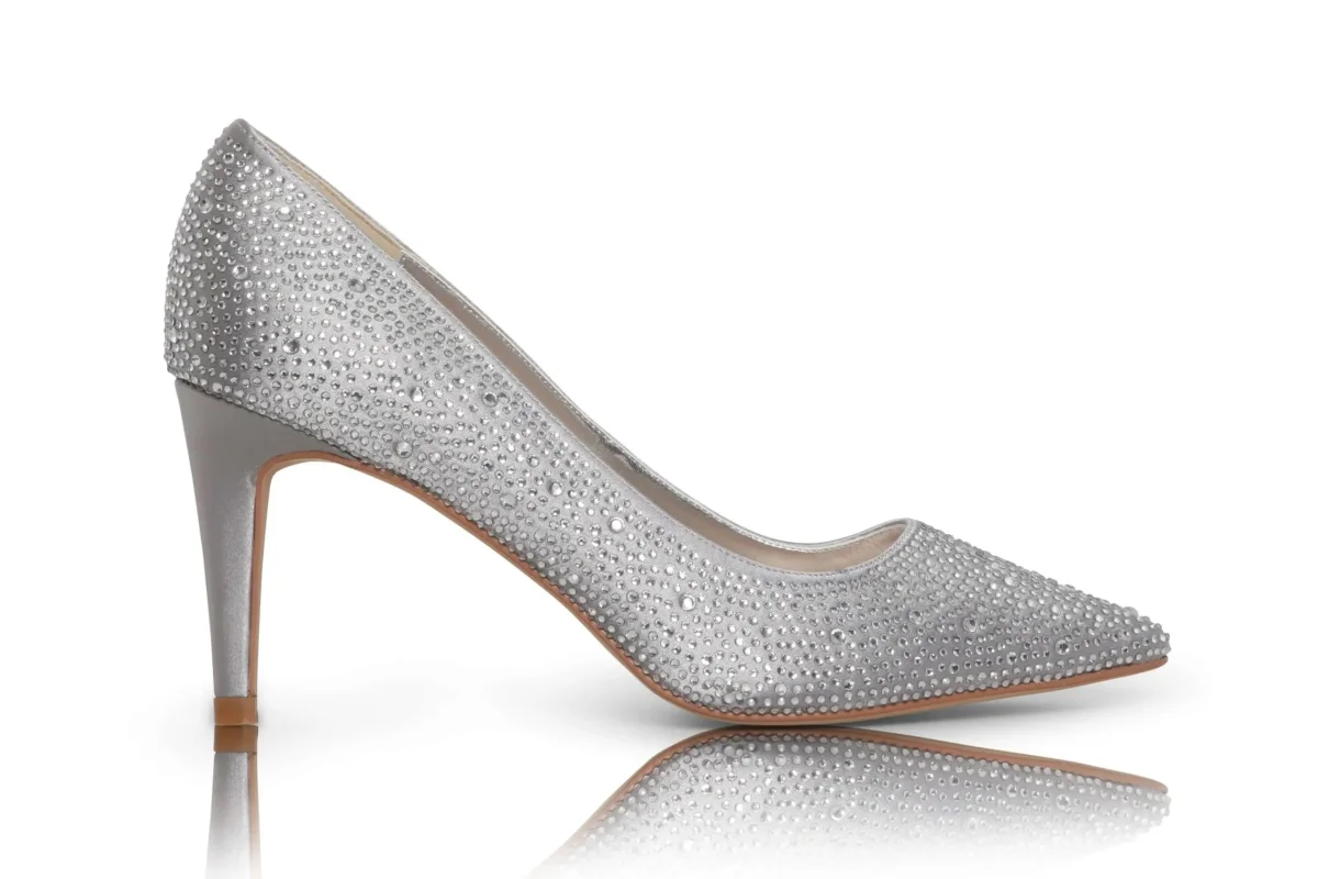 Zapatos de Fiesta Stara Plateado - Imagen 2